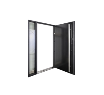 Simpli Frame Black с боковой фрамугой и терморазрывом