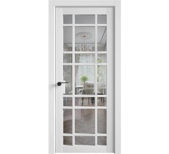Двухстворчатые двери Fine Clear Double из массива ольхи