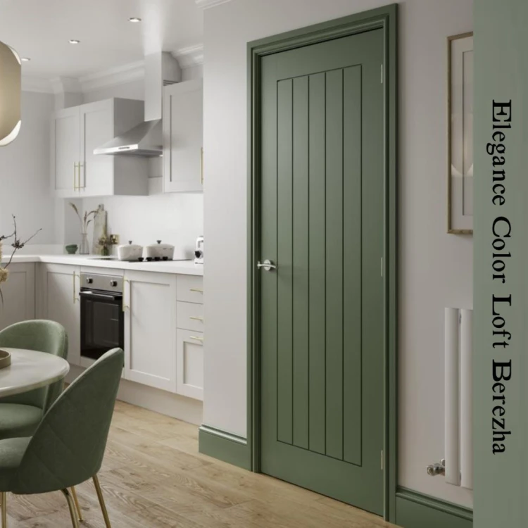Міжкімнатні двері Elegance Loft Масив дуба · Фарбовані