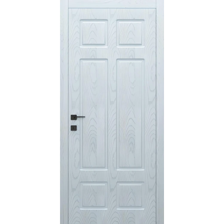 Двери Classic Wood СW12 Dooris Крашеный шпон ясеня · Белый