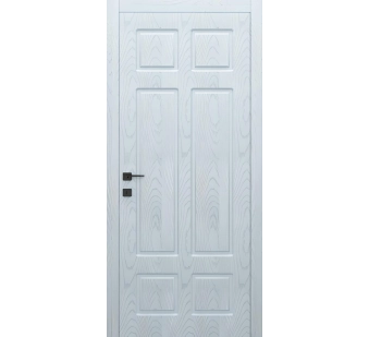 Двери Classic Wood СW12 Dooris Крашеный шпон ясеня · Белый
